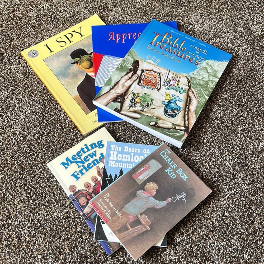 Book Bundle Homeschool Christian Art Bible CLP‎ curriculum - 6 books 1st grade